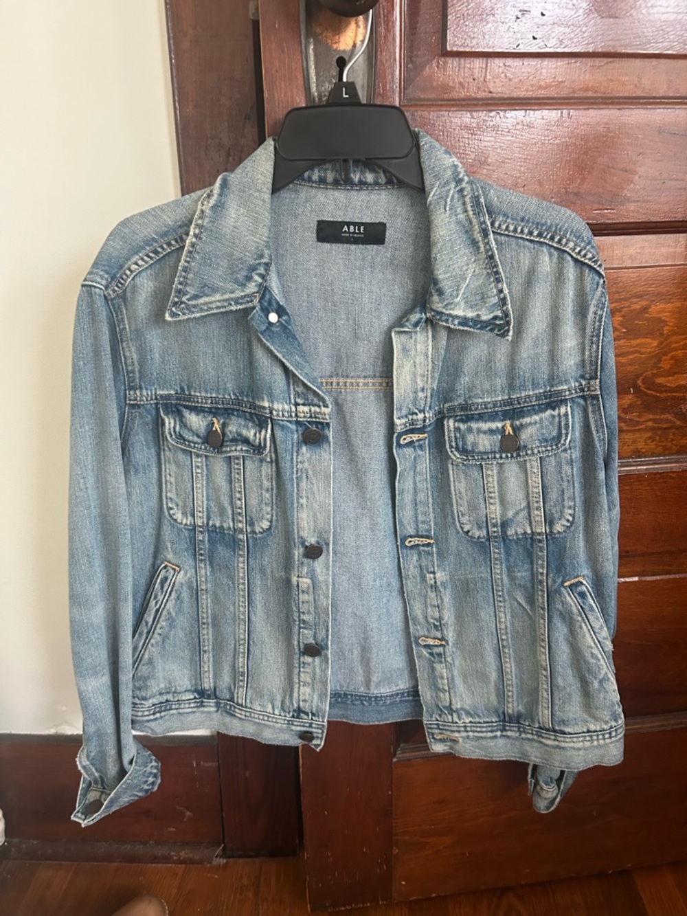 ABLE Light Wash Denim Jacket